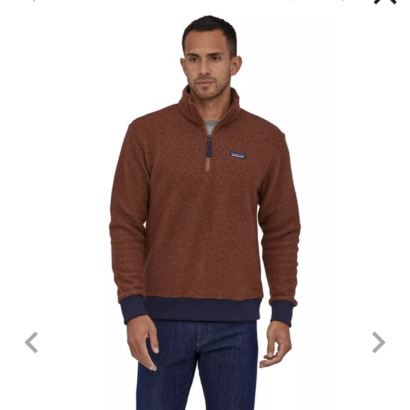 Patagonia men’s fleece quarter zip pullover sweater